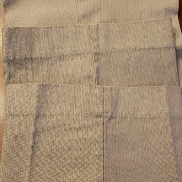 Banana Republic Trousers Tan 9" Mid Rise Cotton EUC 10 Business Attire - Picture 8 of 8